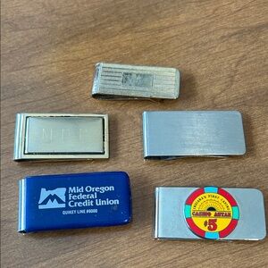 Five Money Clips